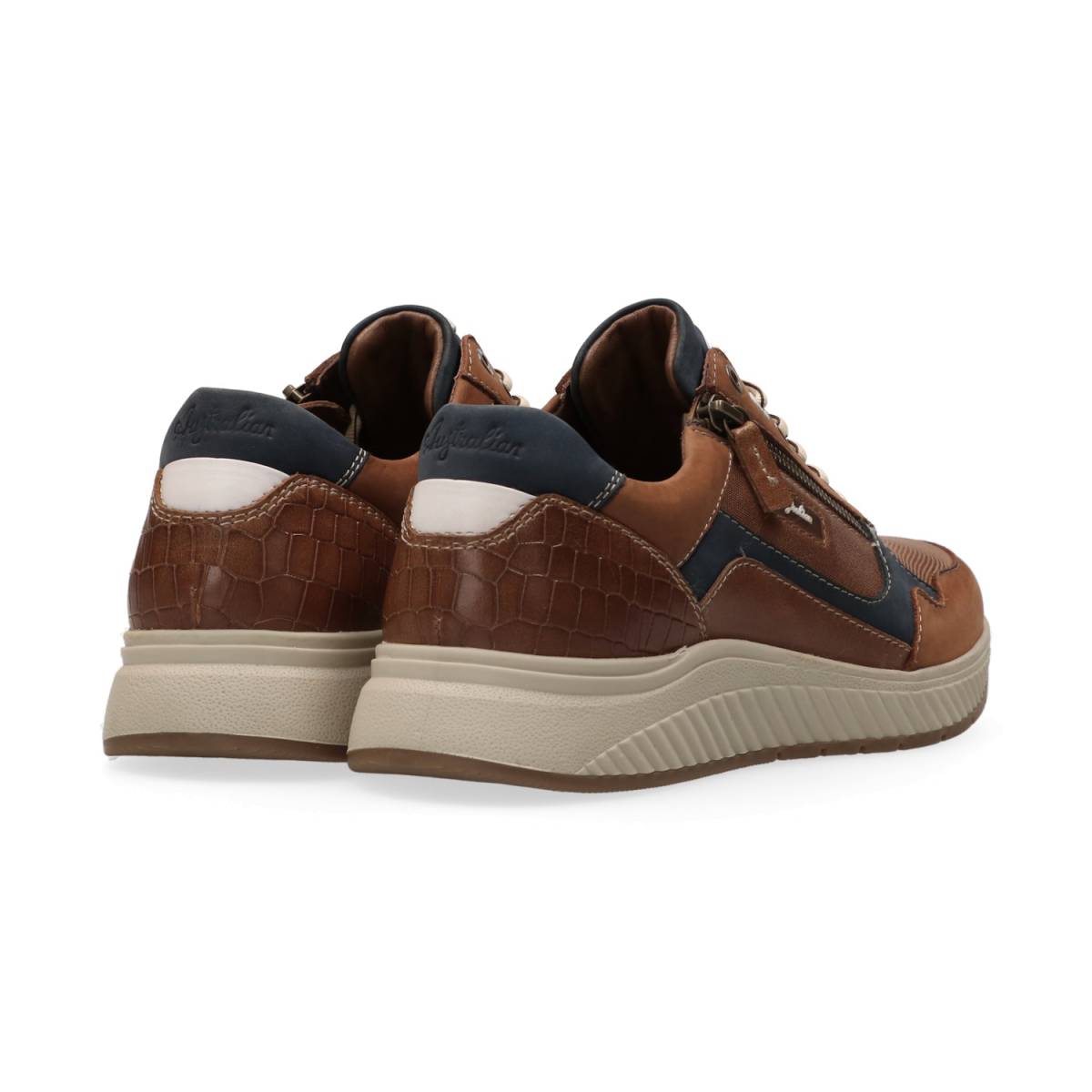 Australian Footwear Hatchback Cognac-Blue Hatchback Cognac-Blue - www.holwegschoenen.nl - Holweg Schoenen